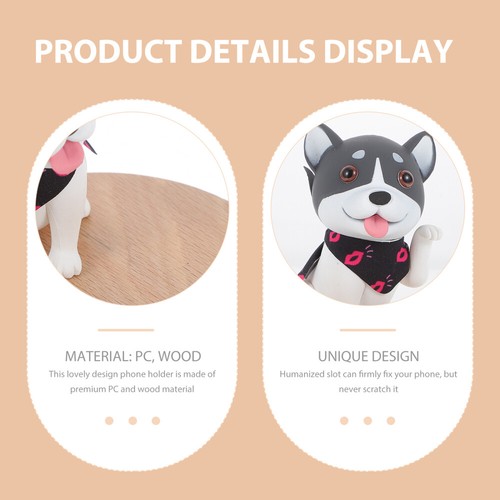 Cartoon Dog Mobile Phone Holder Desktop Stand for Office Animal Cell - 第 6/12 張圖片