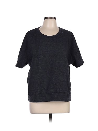 Mod-O-Doc Women Gray Short Sleeve T-Shirt L | eBay