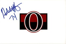 Mark Borowiecki Signed Autographed 4x6 Photo Ottawa Senators