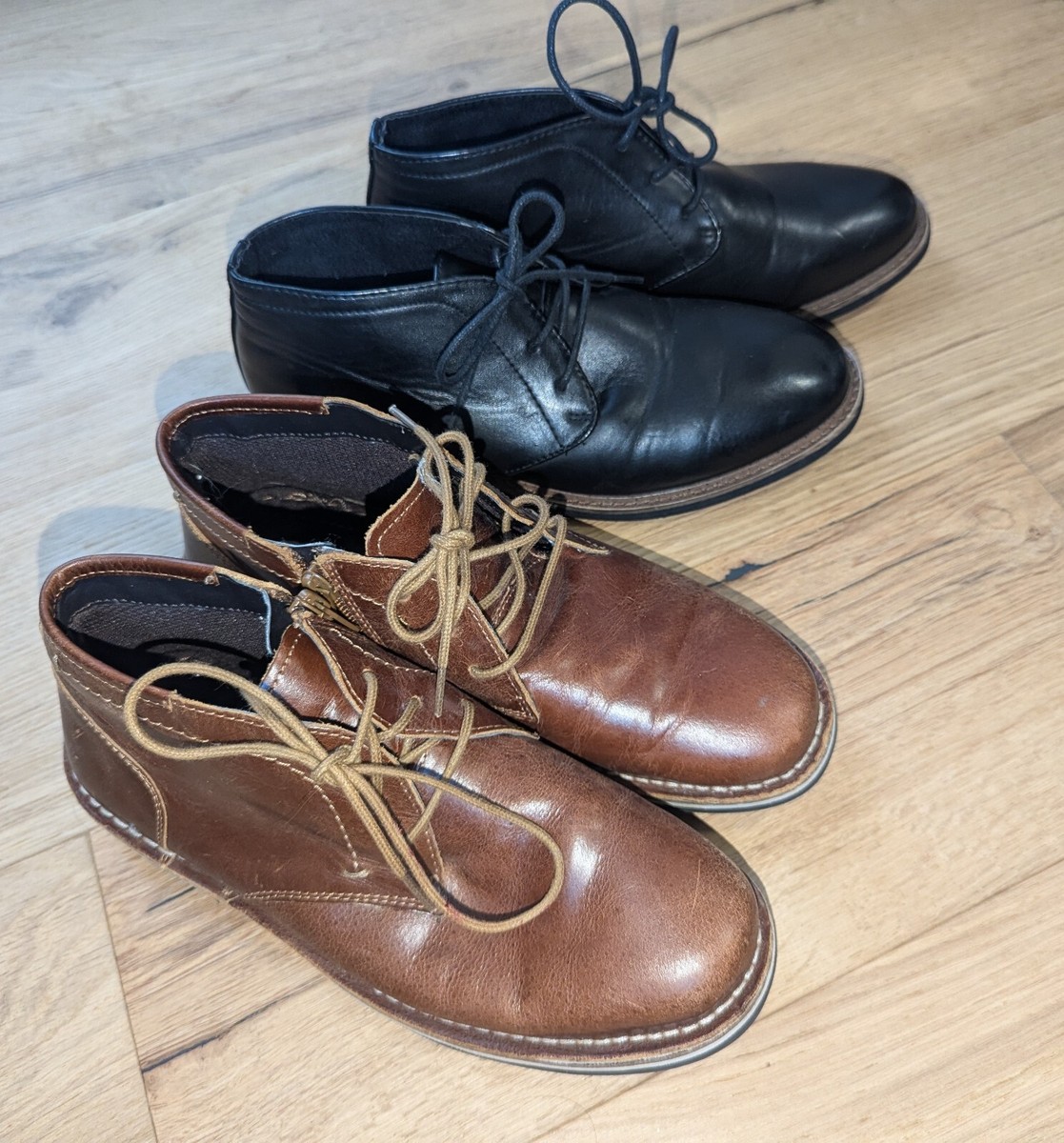 Steve Madden Big Boys B-Harkeen Chukka Boot Cognac Leather  display picture 2