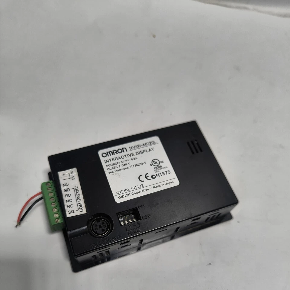 OMRON NV3W−MG20L Interactive Display Removed From The Working Machine - Image 3 of 4