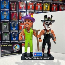 Papa Shango Godfather Reading Phillies WWF WWE Wrestling SGA Dual Bobblehead
