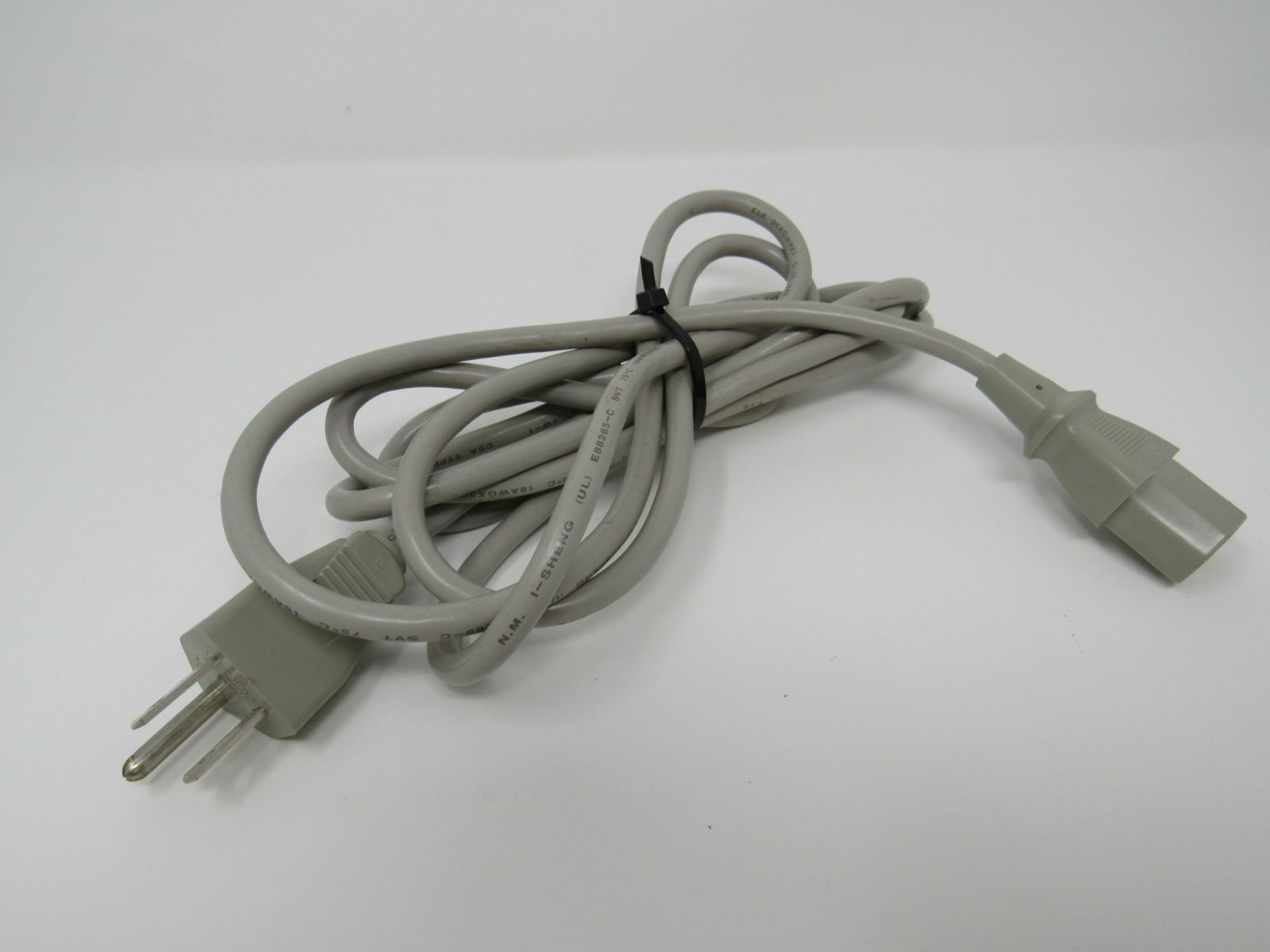I Sheng Power Cord 5.5 ft NEMA 5-15P IEC C13 IS-14
