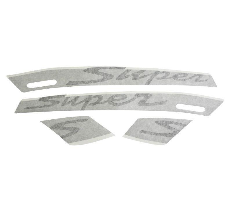 Kit deco origine Piaggio GTS 300 autocollants carrosserie gris 742-B