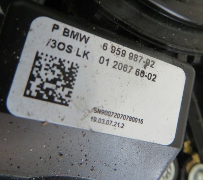 BMW 7 Series E65 Indicator Wiper Stalk SQUIB 9138460 9129498 for