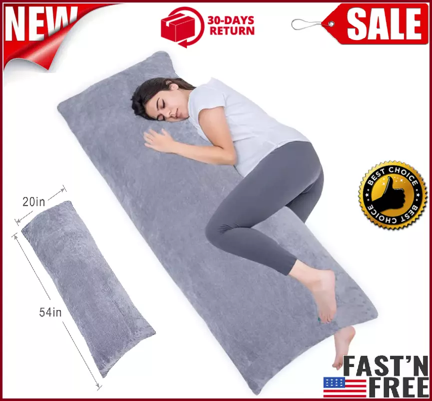 Full Body Pillow for Adults Long Pillow for Sleeping 20 x 54 Inc