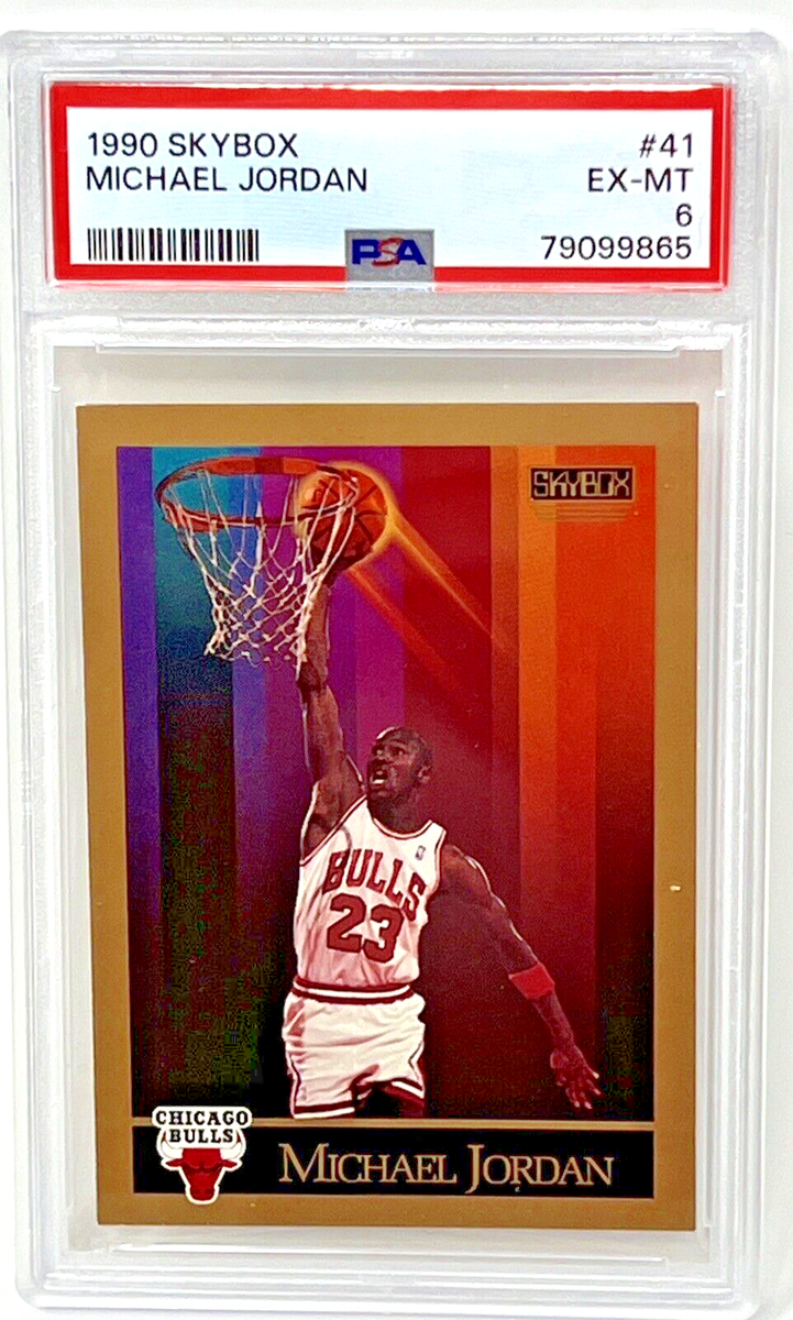 Michael Jordan #41 - 1990 Skybox - PSA 6 Chicago Bulls - Golf | eBay