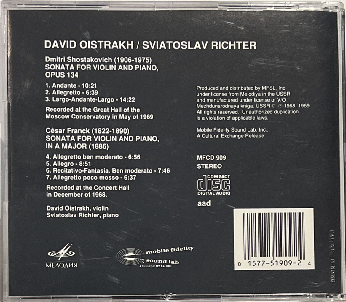 その他 Violin Sonatas: Richter &amp; Oistrakh Violin Sonatas: Richter & Oistrakh