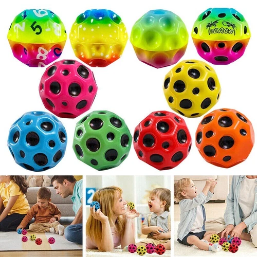 Extreme High Bouncing Ball Space Ball Bouncy Ball Outdoor Throw Catch Moon - Bild 2 von 30
