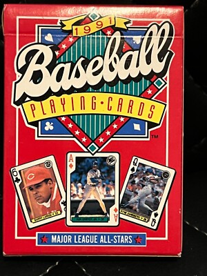 1994年Major League Baseball Playing Cards 1991 Baseball Playing Cards Major League All Stars Playing Cards