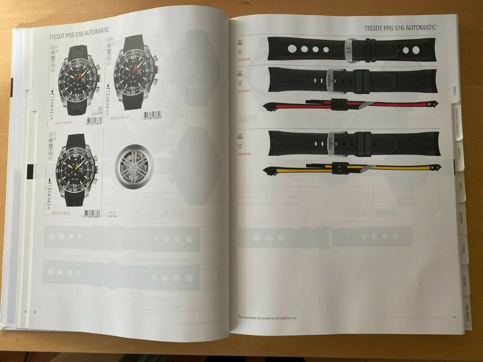 Manual de venta TISSOT usado 2015 - 2016 - español - con lista de precios Foto 3 de 4