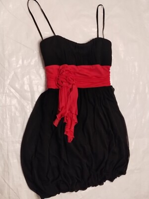 Roberta Size M Women's Noodles Strap Mini Dress