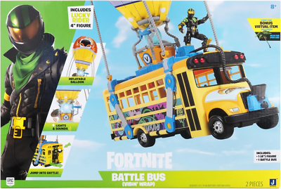 Lot De Figurines Fortnite – Bus + Accessoires – Jeu Occasion