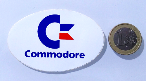 COMMODORE COMPUTERS ✱ Rare Vintage Antique Sticker Original Small Decal 1980´s - Picture 3 of 3