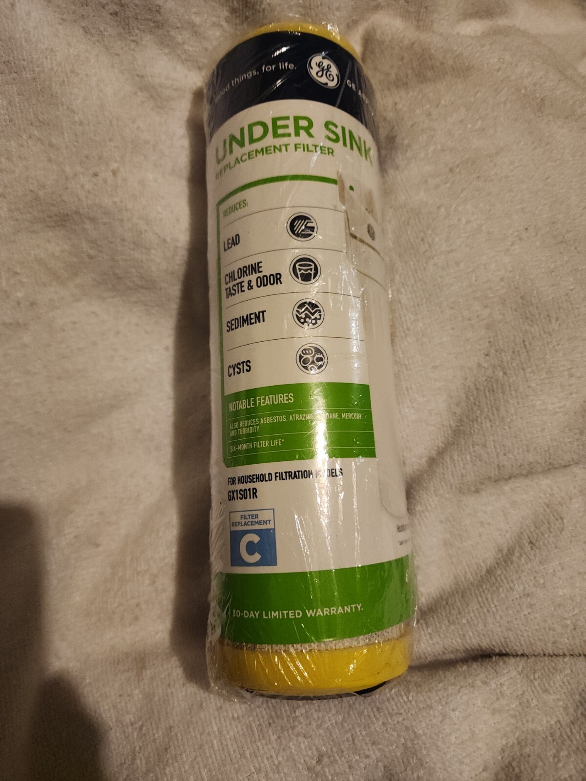 GE Appliance FXULC Drinking Water Replacement Filter For GX1S01R System
