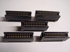 5 Pack 34-Pin Card Edge Female IDC Connector for 2.54mm Pitch Flat Ribbon Cable