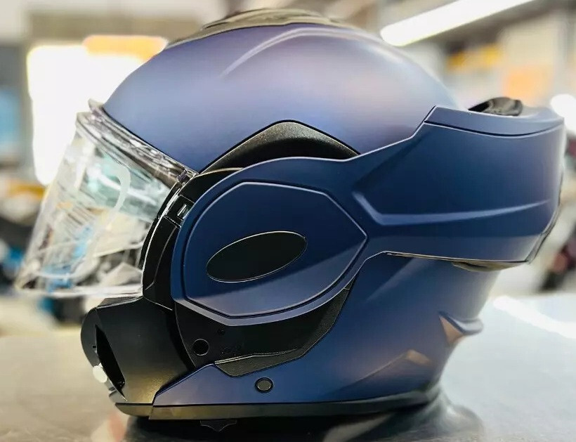 Casco Modular KAPPA KV55 Azul Mate Talla XXL Flip Back Helmet