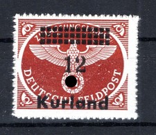 Kurland 4BXI ABART ** MNH POSTFRISCH (GA4719