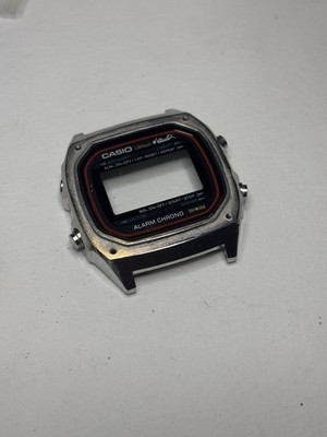 Vintage Rare Casio Diver 280 DW-1000 Watch Men 36mm Silver 1982 Replacement Case