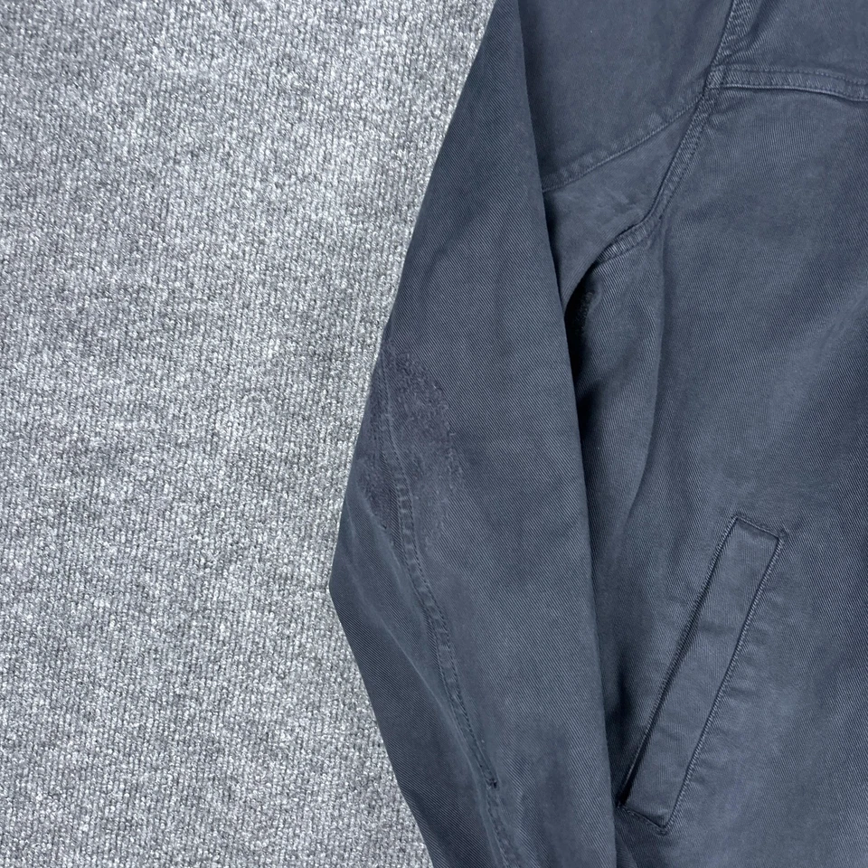 Jaqueta Helmut Lang Masculina XL Preta Denim Estilo Caminhoneiro Algodão Elástico HLM23991 - Imagem 3 de 4