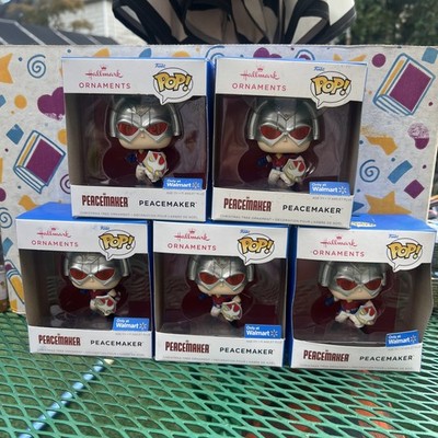 Hallmark DC Peacemaker Funko Pop Christmas Ornament Lot of 5