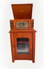 Crosley 4-in-1 CD Tape Cassette Radio Turntab...