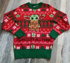 Star Wars Baby Yoda Toddler Boys Ugly Christmas Sweater 3t