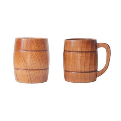 Jujube Drinking Cup Wooden Stein Tankard Beer Mug For Outdoor Camping Gift