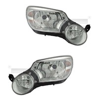 Scheinwerfer Set Rechts & Links H4/P13W Mit Tagfahrlicht FüR Skoda Yeti 5L