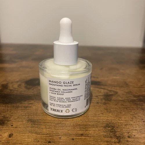 TRULY Mango Glaze Smoothing Facial Serum 1.7oz NEW DISCONTINUED Full Size 50ML