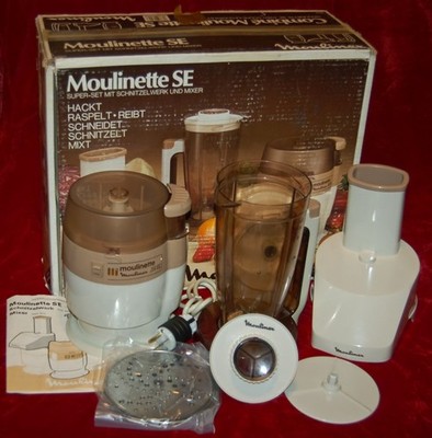 Moulinex Moulinette SE 903 Food Processor 220V Made in France 1970's RARE FIND!