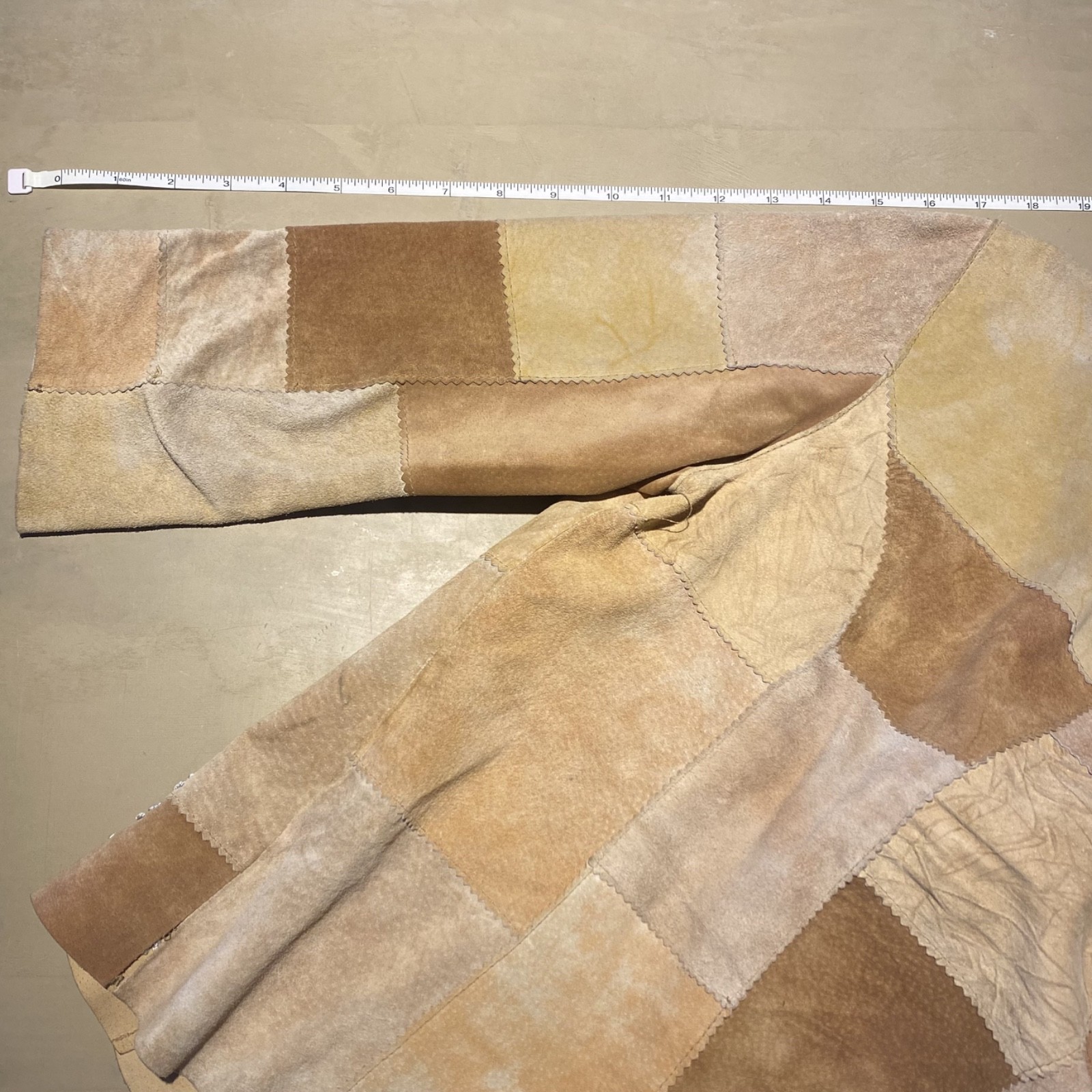 Vintage Patchwork Embroidered Leather Women's Shi… - image 9