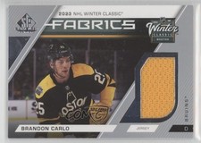 2023-24 Upper Deck SP Game Used Winter Classic Fabrics Brandon Carlo #WC-10 1e7g