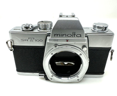 Minolta SRT 100 Silver 35mm SLR Film Camera Body