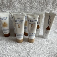 7x Avon Moisture Therapy Oatmeal Hand Cream Dry Itchy Skin 1.5 fl oz NOS