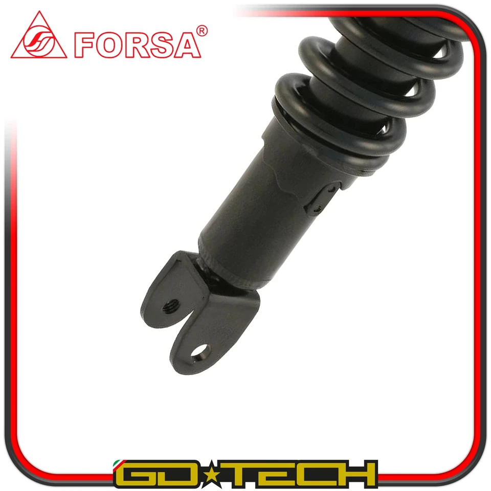 Amortisseur Arrière Réglable FORSA Pour Aprilia Scarabeo 50 2T Minarelli, Noir - Photo 2/4