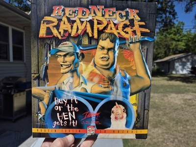Redneck Rampage PC Big Box (1997) Interplay Xatrix MS-DOS Windows 95 CD-ROM