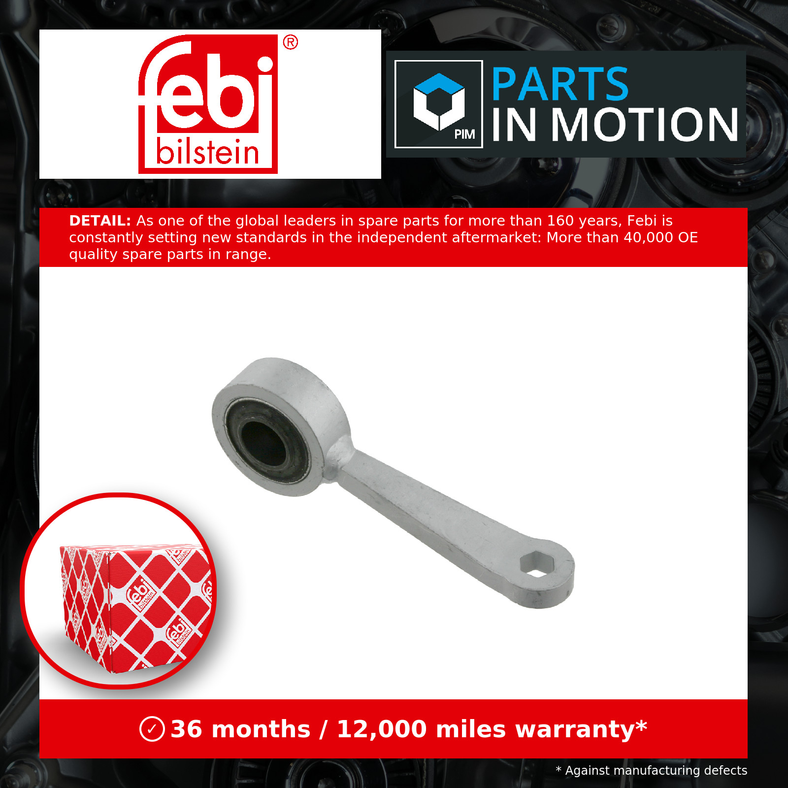 Stabilizer Link Front Axle Right Coupling Rod 23236 FEBI BILSTEIN - Image 7