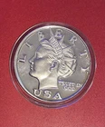 2003 Norfed $10 Liberty 1 oz .999 Fine Silver Round