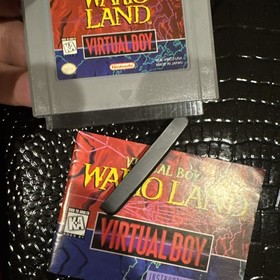 Virtual Boy Wario Land Tested & Working (Nintendo Virtual Boy, 1995) & booklet 