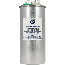 Appli Parts Dual Run Capacitor for ac 55+5 Mfd uF (microfarads) 370VAC or 450VAC