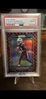 2022 Panini Prizm Football Black and Red Checker Tyquan Thornton #328 PSA 9