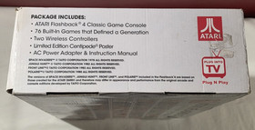 Atari Flashback 4 76 Games Console 2 Wireless Controllers Boxed Tested