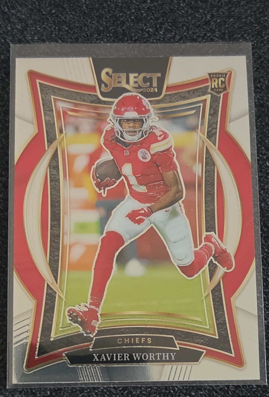 2024 Panini Select - Concourse Xavier Worthy #32 Silver Prizm (RC)