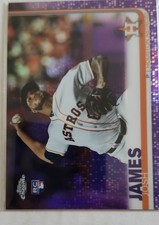 2019 Topps Chrome - Josh James #55 Purple Refractor /299 (RC)