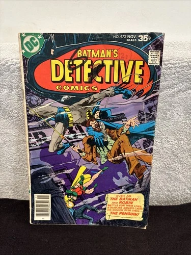 DETECTIVE COMICS 473 BATMAN  MARSHAL ROGERS  SUPERHEROES   RARE - VINTAGE VGC