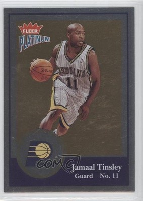 2003-04 Fleer Platinum Platinum Finish 81/100 Jamaal Tinsley #8 1p4