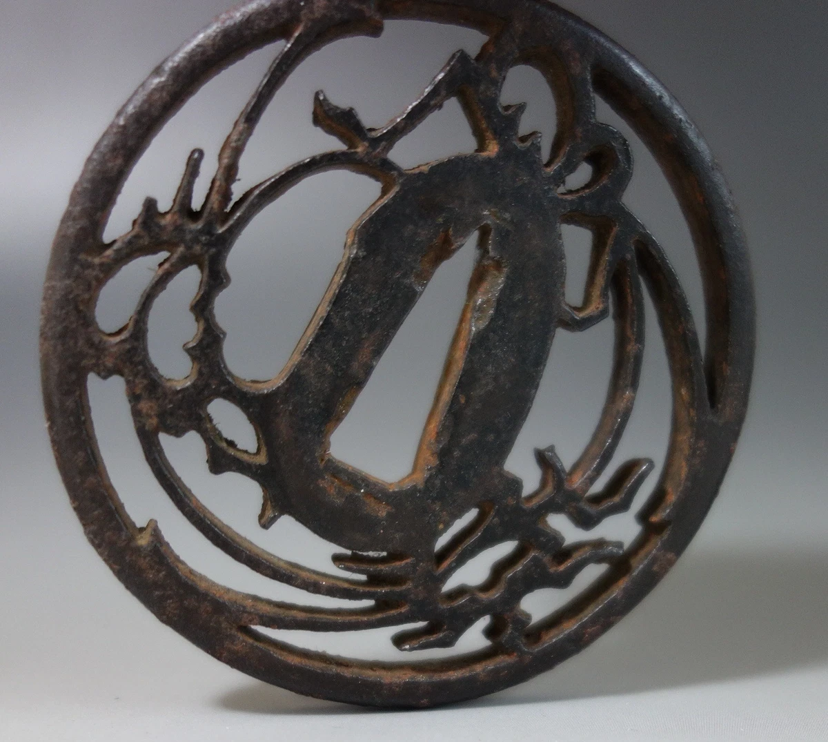 Iron 主1850-1899 年日本刀镡| eBay