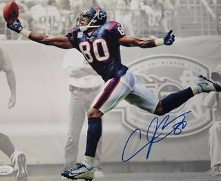 Andre Johnson Signed Autographed 11X14 Photo JSA COA SPOTLIGHT HOF 24