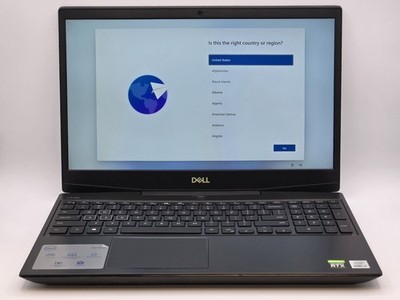 Dell G5 15 5500 15'' FHD I7-10750H 512GB SSD 16GB W11 GeForce RTX 2060 144Hz